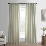 HPD Half Price Drapes Basic Faux Linen Curtains - 96 Inch Long Pair - 2 Panel...