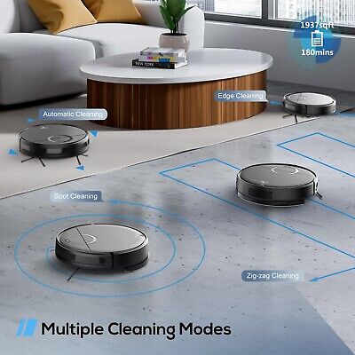 MAMNV Robot Vacuum and Mop Combo, 2 in 1 Mopping Robot Vacuum Cleaner with Sc...