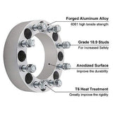 DCVAMOUS 2PC 8x180 to 8x180 Wheel Spacers 1.5 Inch with 14x1.5 Studs Compatib...