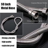 Shower Faucet Set Brushed Nickel Rough-in Anti-Scald Pressure Balanced Valve ...