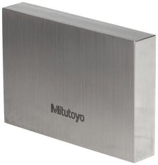 Mitutoyo Steel Rectangular Gage Block, ASME Grade 0, 8.0" Length 8.0 Inches 1