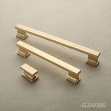 Alzassbg 20 Pack Brushed Brass Cabinet Pulls, 5 Inch(128mm) Hole Centers Gold...