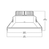 HALO LCR8809FSE010MW Canless LED Recessed Light Selectable 2700K, 3000K, 3500...