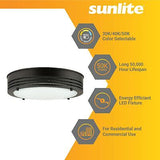 Sunlite 87769 13-Inch LED Decorative Band Trim Flush Mount Light Fixture, 20 ...