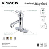 Kingston Brass KS7417ACL American Classic Bathroom Faucet, Brushed Brass, 6.5...