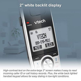 VTech IS8151-3 Super Long 3 Handsets with Range, Silver/Black