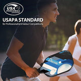 Pickleball Paddles Set of 2, USAPA Approved Pickleball Set, Lightweight Fiber...