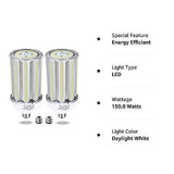 2 Pack 150W LED Corn Light Bulb, Super Bright 150Watt LED Corn Bulbs, E26 Bas...