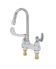 T&S Brass B-0892-01 Medical Faucet, Deck Mount, Rigid Gooseneck, Aerator, 4-I...