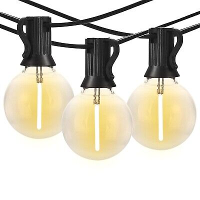 Banord 100FT G40 Globe String Lights*2, 2700K LED Outdoor Patio Lights String...