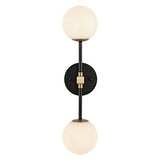 Modern Wall Sconce 2-Lights Industrial Mid Century Bathroom Vanity Wall Light...