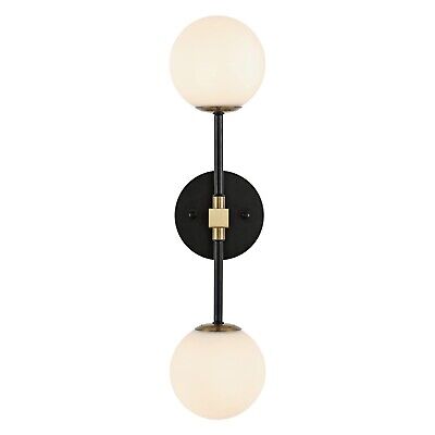 Modern Wall Sconce 2-Lights Industrial Mid Century Bathroom Vanity Wall Light...