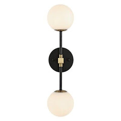 Modern Wall Sconce 2-Lights Industrial Mid Century Bathroom Vanity Wall Light...