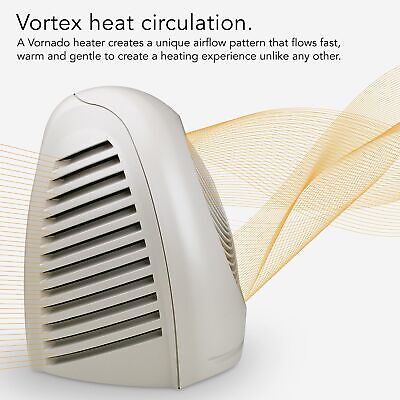 Vornado VH2 Whole Room Space Heater, Linen