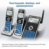 VTech VS306-5 5 Handsets Cordless Phone with 5 Handset, Silver/Black