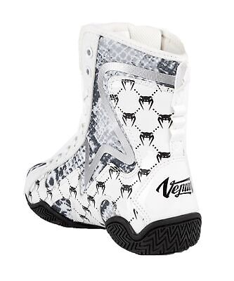 Venum White Snake Boxing Shoes - White 6.5