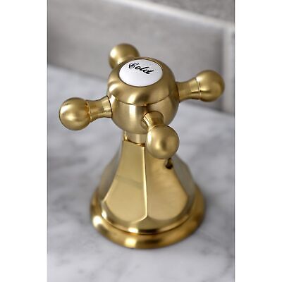 Kingston Brass FSC1973BX Metropolitan Widespread Bathroom Faucet, Brushed Bra...