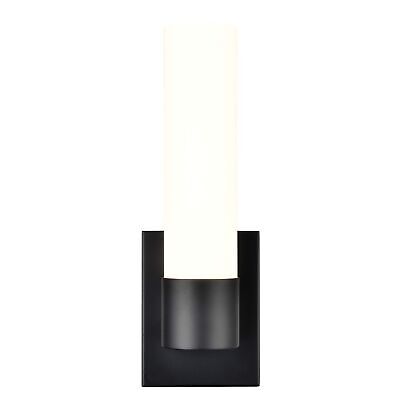 Linea di Liara Matte Black Wall Sconce Lighting Perpetua Bathroom Sconce Ligh...