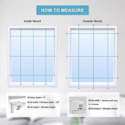 MYshade Top Down Bottom Up Shades Cordless Cellular Shades Blackout Blinds fo...