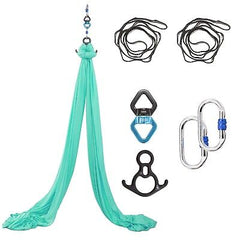 11 Yards Aerial Silks Yoga Swing Set - Aerial Yoga Hammock Kit Anti-Gravity F...