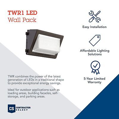 Lithonia Lighting TWR1 LED ALO SWW2 UVOLT PE DDBTXD LED Wall Pack with Switch...