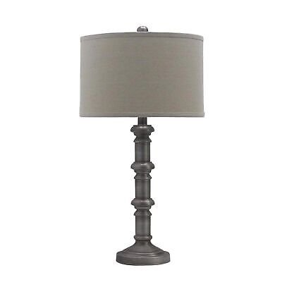 Cory Martin W-1596AS Table Lamp, Antique Silver