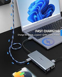 12 in 1 USB C Hub, Tymyp USB C Docking Station, Three Screen Setup with VGA, ...