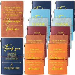 Chuangdi 18 Pack Employee Appreciation Gifts Bulk Thank You Leather Journal I...