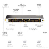 StarTech.com USB-C Dock - 4K Triple Monitor Laptop Docking Station with Dual ...