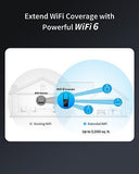 BrosTrend WiFi 6 Extender AX1500 WiFi Booster for Home WiFi Range Extender Co...