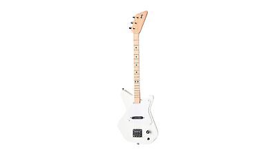 Loog Pro Electric kids Guitar Ages 6+ Learning App and Lessons Included White