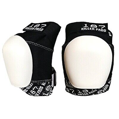 187 Killer Pads Pro Knee Pad, Black/White, Small Black / White