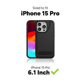 ZAGG Everest Snap iPhone 15 Pro Case with Kickstand - Drop Protection (20ft/6...