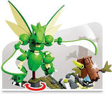 Mega Construx Pokemon Slashing Scyther Construction Set with Character Figure...