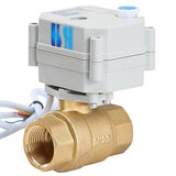 2 Way 3/4" DN20 12VDC 24VDC 24VAC Normally Closed Brass Position Feedback Mot...