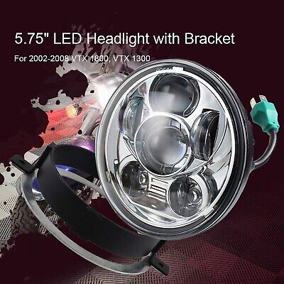 5.75 inch Round LED motorcycleDRL with Ring Mounting Bracket Fit for 2002-200...