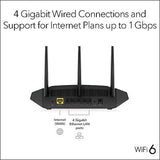 NETGEAR 4-Stream WiFi 6 Router (R6700AX) &#8211; AX1800 Wireless Speed (Up to 1.