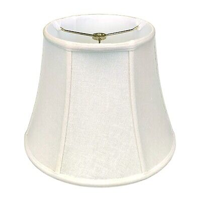 Royal Designs Modified Bell Lamp Shade, Linen White, 10 x 16 x 12.5