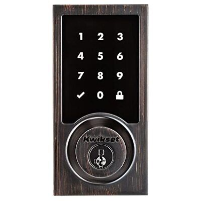 Kwikset 916 Contemporary Touchscreen SmartCode Electronic Venetian Bronze