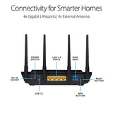 ASUS RT-AX3000 Ultra-Fast Dual Band Gigabit Wireless Router - Next Gen WiFi 6...