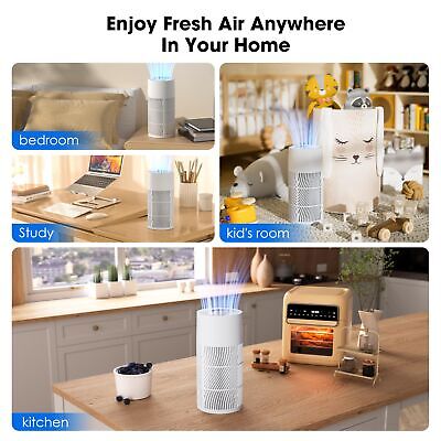 Nuwave Air Purifiers for Home Large Room Up to 857ft&#178;, XXL Size H13 True HE