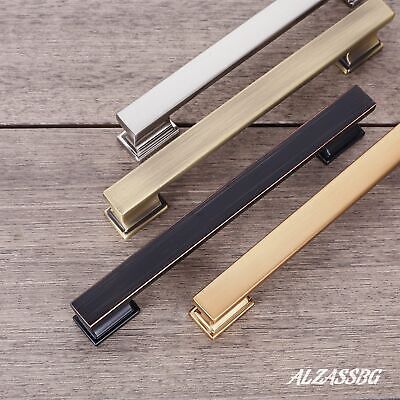 Alzassbg 20 Pack Brushed Brass Cabinet Pulls, 5 Inch(128mm) Hole Centers Gold...