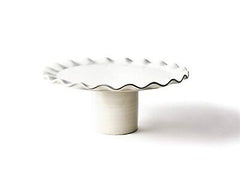 Coton Colors Signature White Ruffle 14" Cake Stand