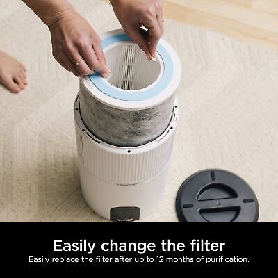 Shark HE1FKBASMB Air Purifier Replacement Filter with Anti-Allergen True HEPA...