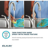 Elkay LKAV3031LS Avado Single Hole Kitchen Faucet with Pull-down Spray and Fo...