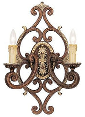 Livex Lighting 8862-64 Seville 2 Light Wall Sconce in Palacial Bronze with Gi...