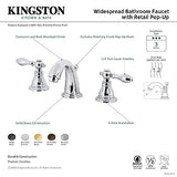 Kingston Brass KB911ACL American Classic Widespread Bathroom Faucet, Polished...