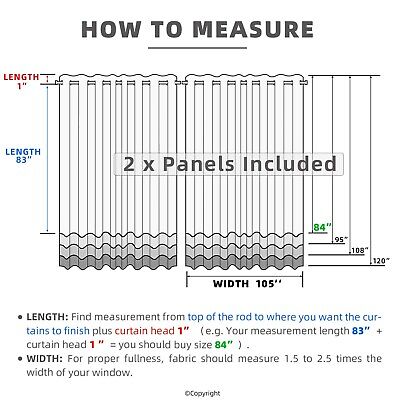 Outdoor Patio Curtain Waterproof Darkening Thermal Insulated Indoor Curtains ...