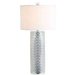 JONATHAN Y JYL1013A Isabella 30" Glass LED Table Lamp Contemporary Transition...