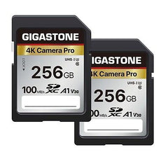 [5-Yrs Free Data Recovery] GIGASTONE 256GB 2-Pack SD Card, 4K Camera Pro, A1 ...